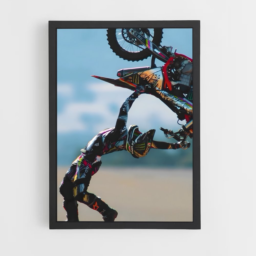 Poster Freestyle Fury – affiche Motocross freestyle (vue 2)